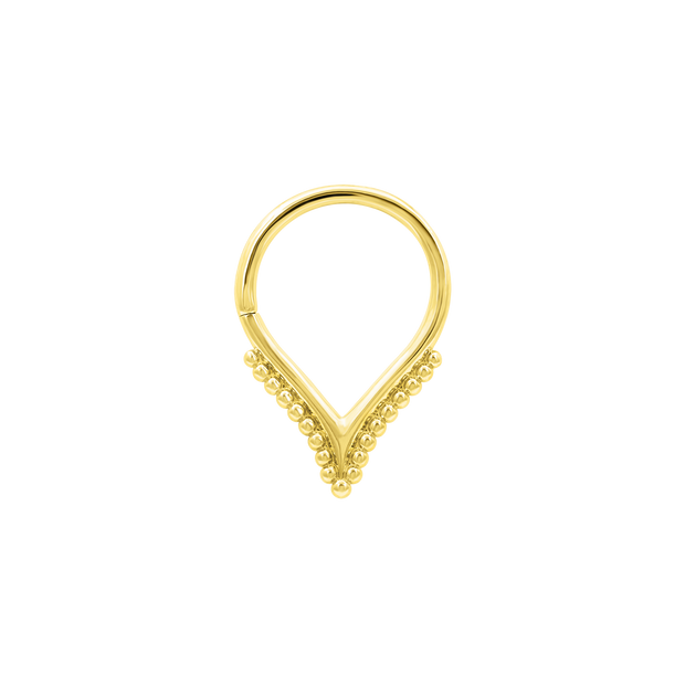 Bagheera Seam Ring in Solid 14k Gold by Junipurr