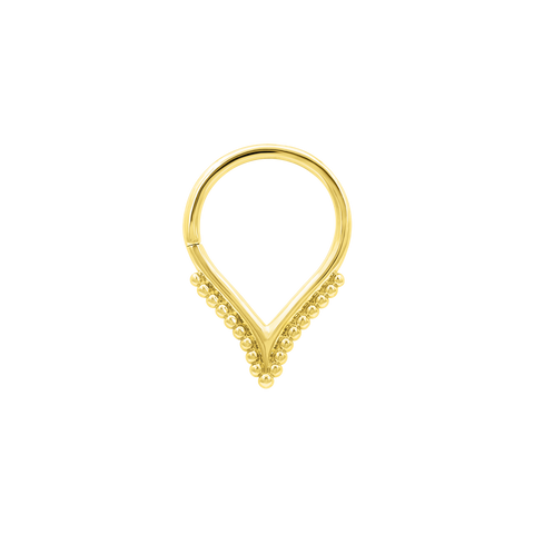 Bagheera Seam Ring in Solid 14k Gold by Junipurr