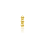 Beads-of-3 in 14k Gold by Junipurr
