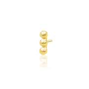 Beads-of-3 in 14k Gold by Junipurr