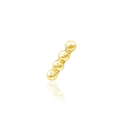 Beads-of-4 in 14k Gold by Junipurr
