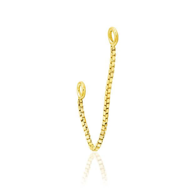 Box Chain in 14k gold by Junipurr