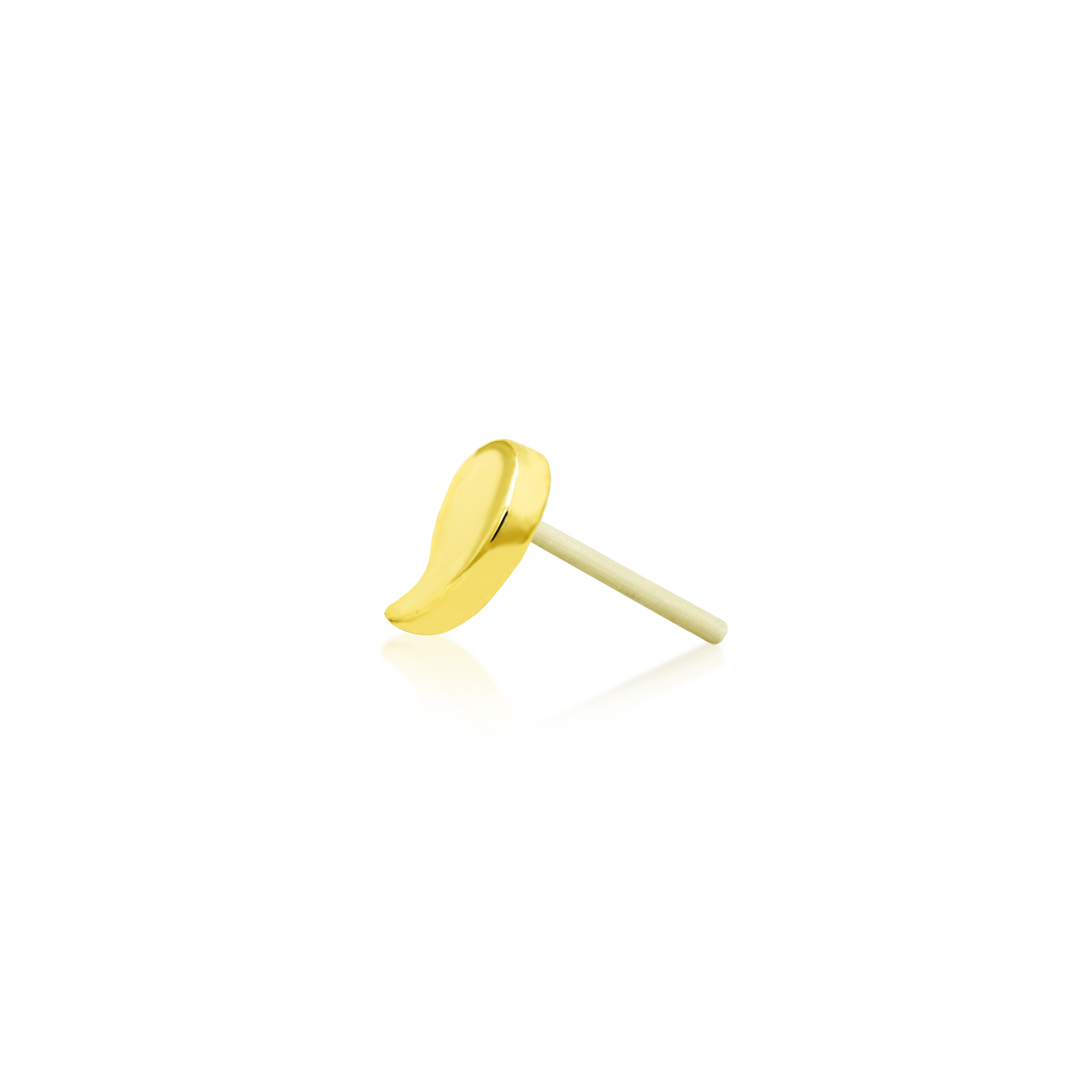 Comma in 14k Gold by Junipurr