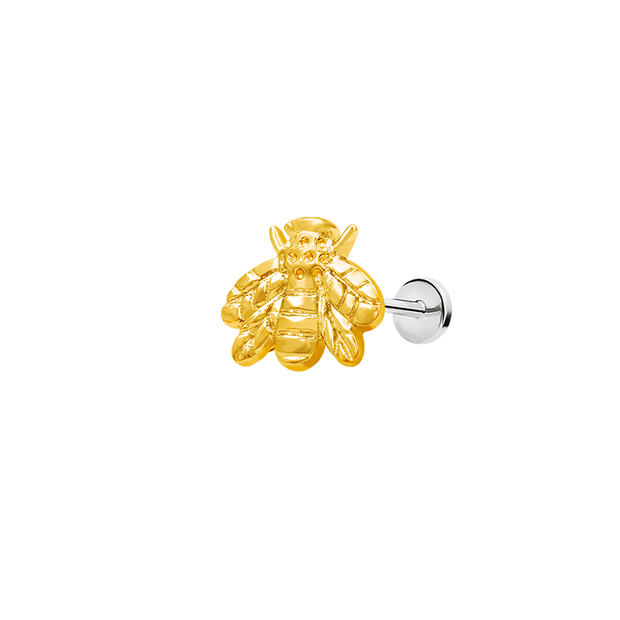 Bee in 14k Gold by Junipurr