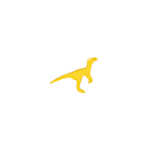 Dinosaur in 14k Gold by Junipurr
