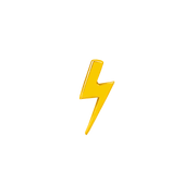 Lightning Bolt in 14k Gold by Junipurr