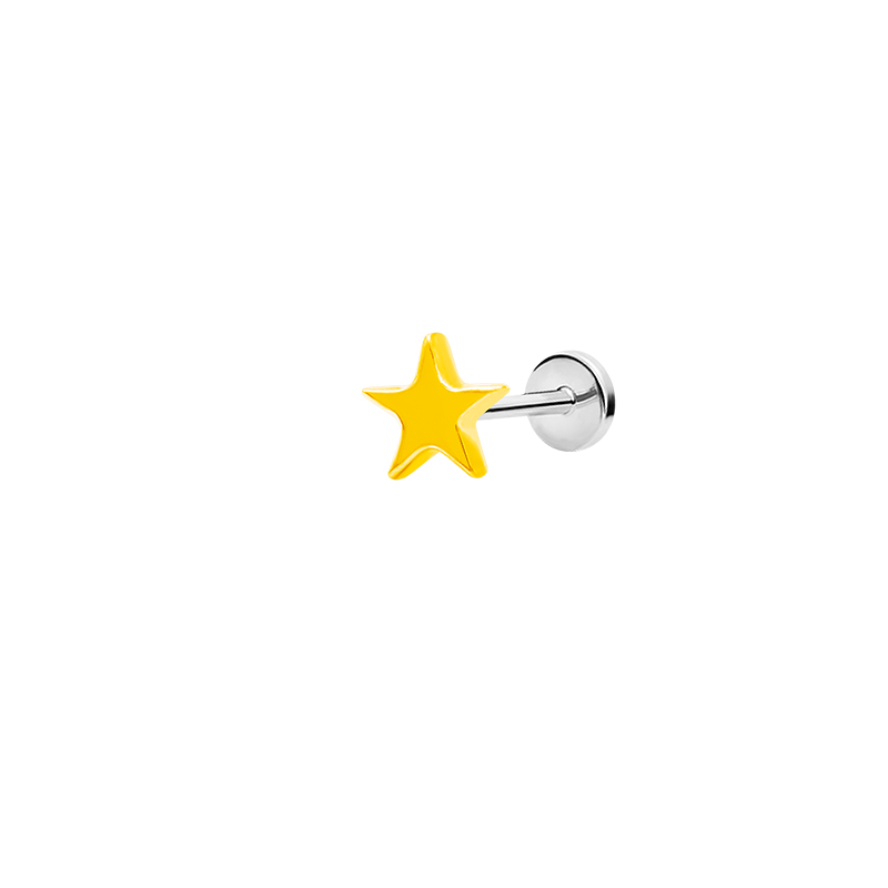 Star in 14k Gold by Junipurr