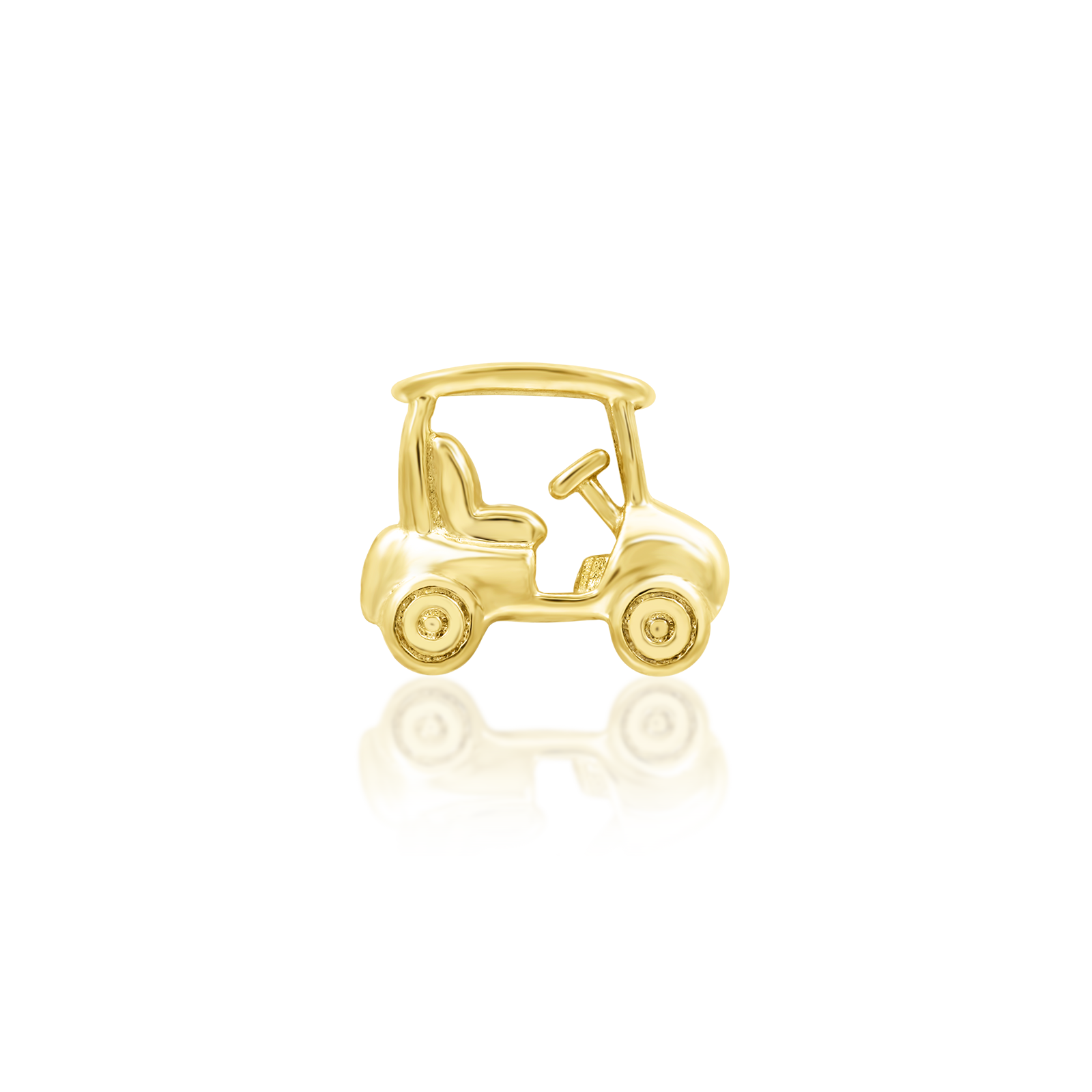 Golf Cart in 14k gold by Junipurr