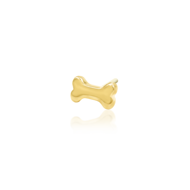 Mini Bone in 14k Gold by Junipurr