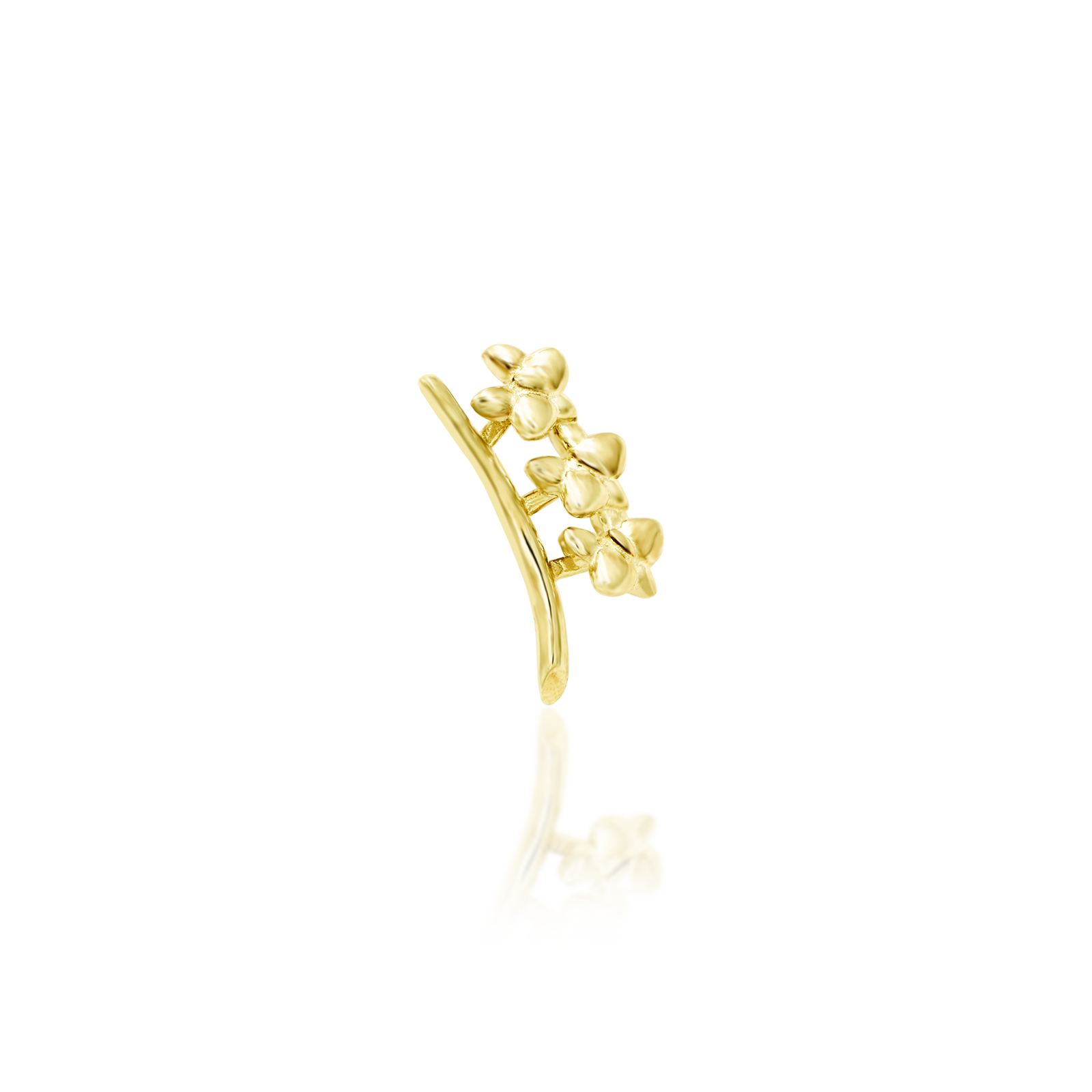 Orchid in 14k Gold by Junipurr