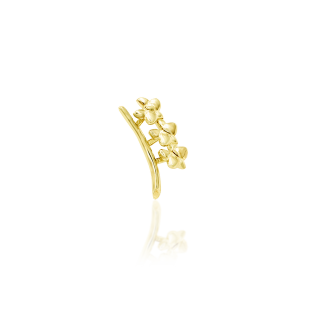 Orchid in 14k Gold by Junipurr