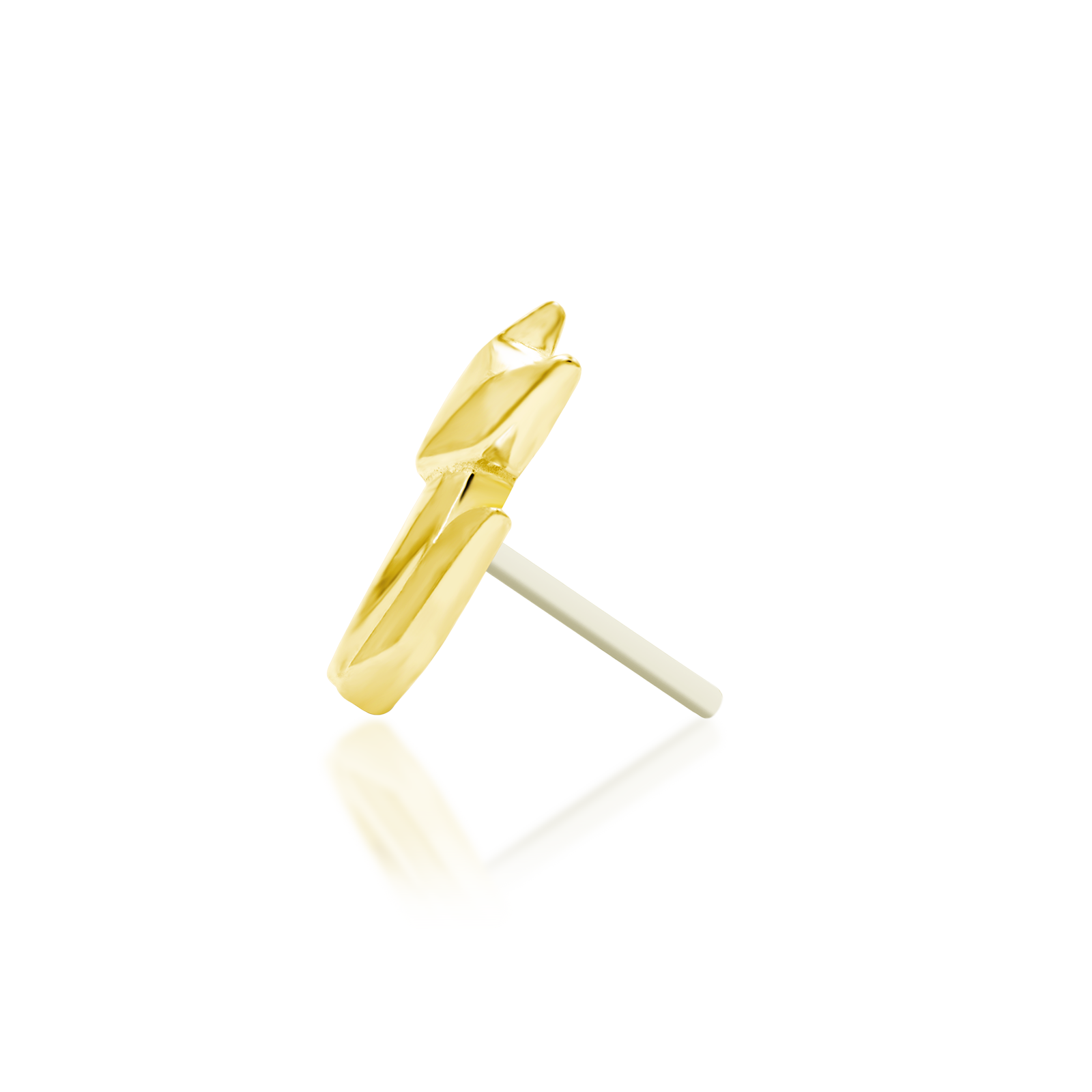 Paper Fox in 14k gold by Junipurr