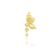 Papillon in 14k gold by Junipurr