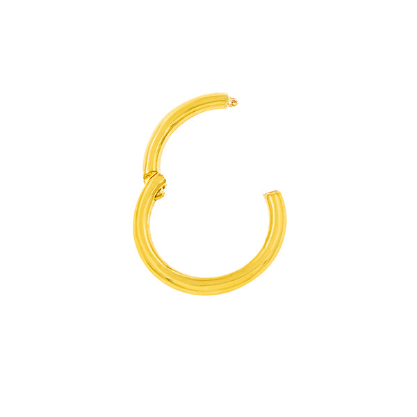 Gold Clicker Ring in 14k Gold by Junipurr