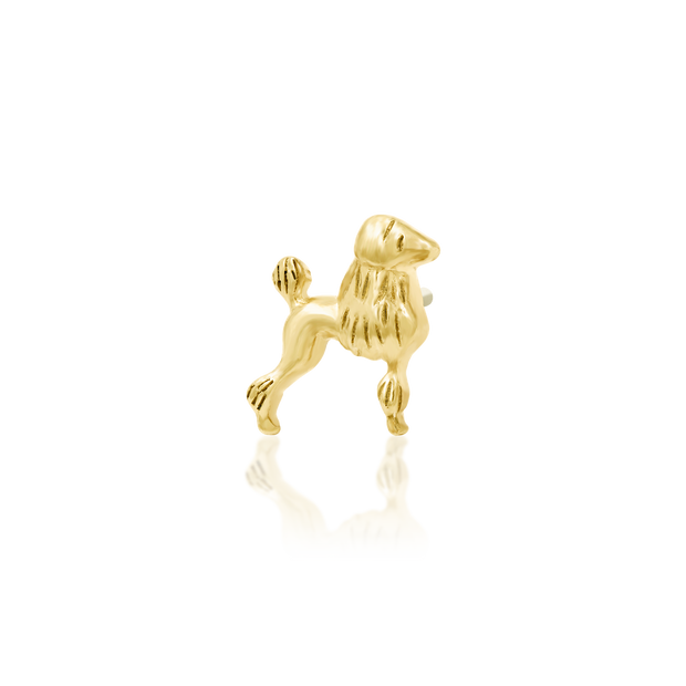 Poodle in 14k Gold by Junipurr