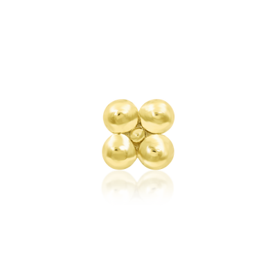 Quad-Bead in 14k Gold by Junipurr