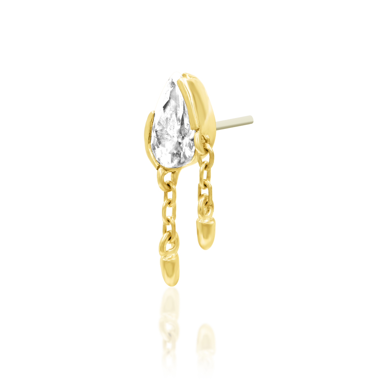 Quora in 14k gold by Junipurr – Pierced