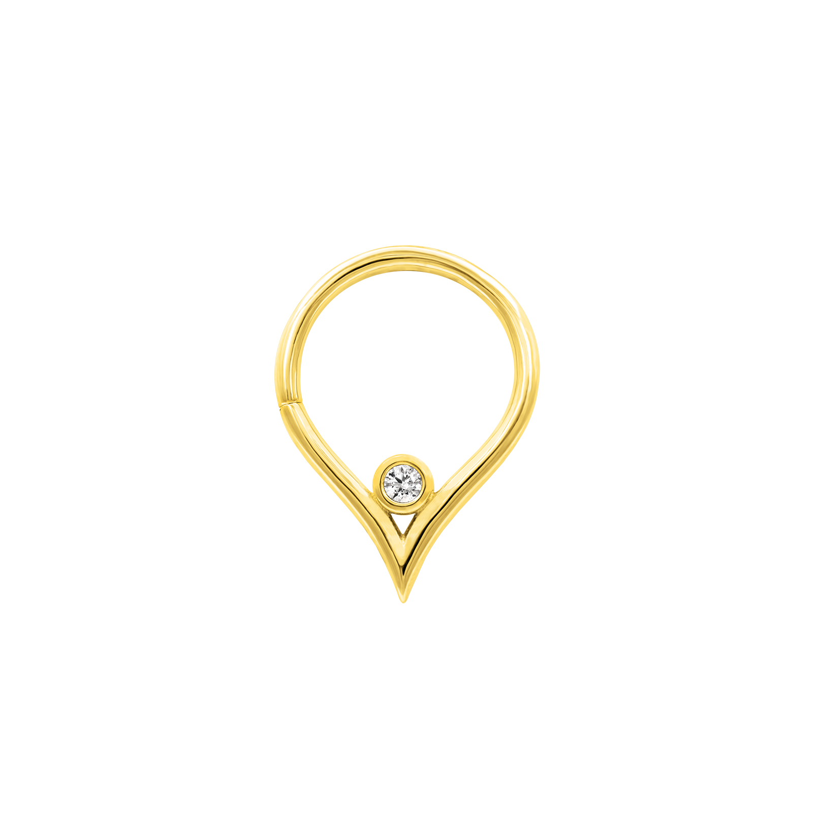 Susie Seam Ring in Solid 14k Gold by Junipurr