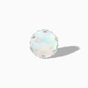White Opal Crown-set in 14k White Gold by Junipurr