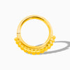 Beaded Seam Ring in 14k Gold by Junipurr