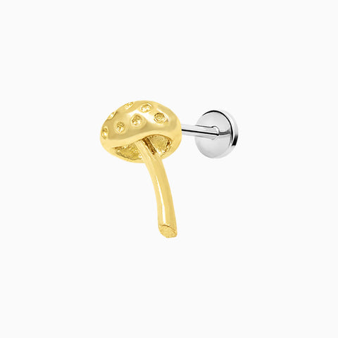 Dotty Mushroom in 14k Gold by Junipurr