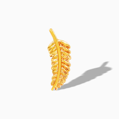 Feather Quill in 14k Gold by Junipurr
