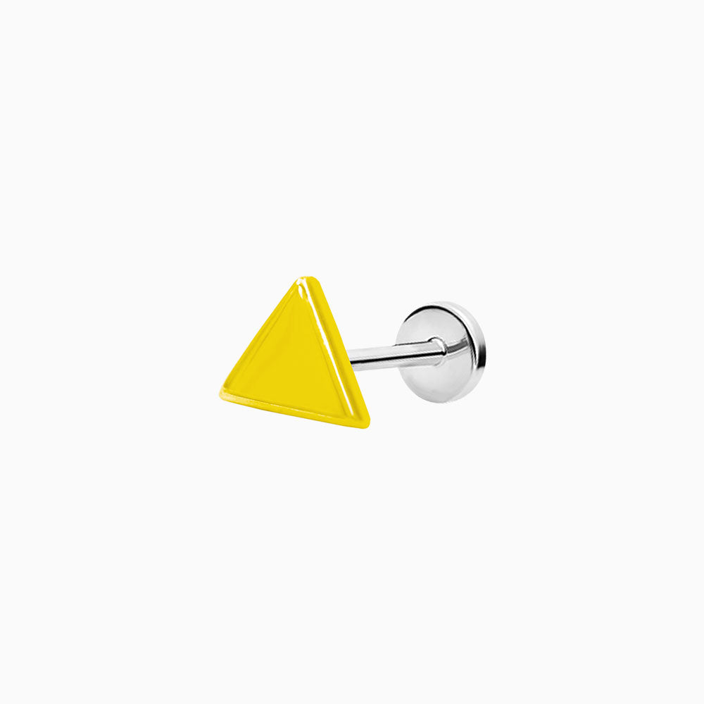 Triangle in 14k Yellow Gold by Junipurr